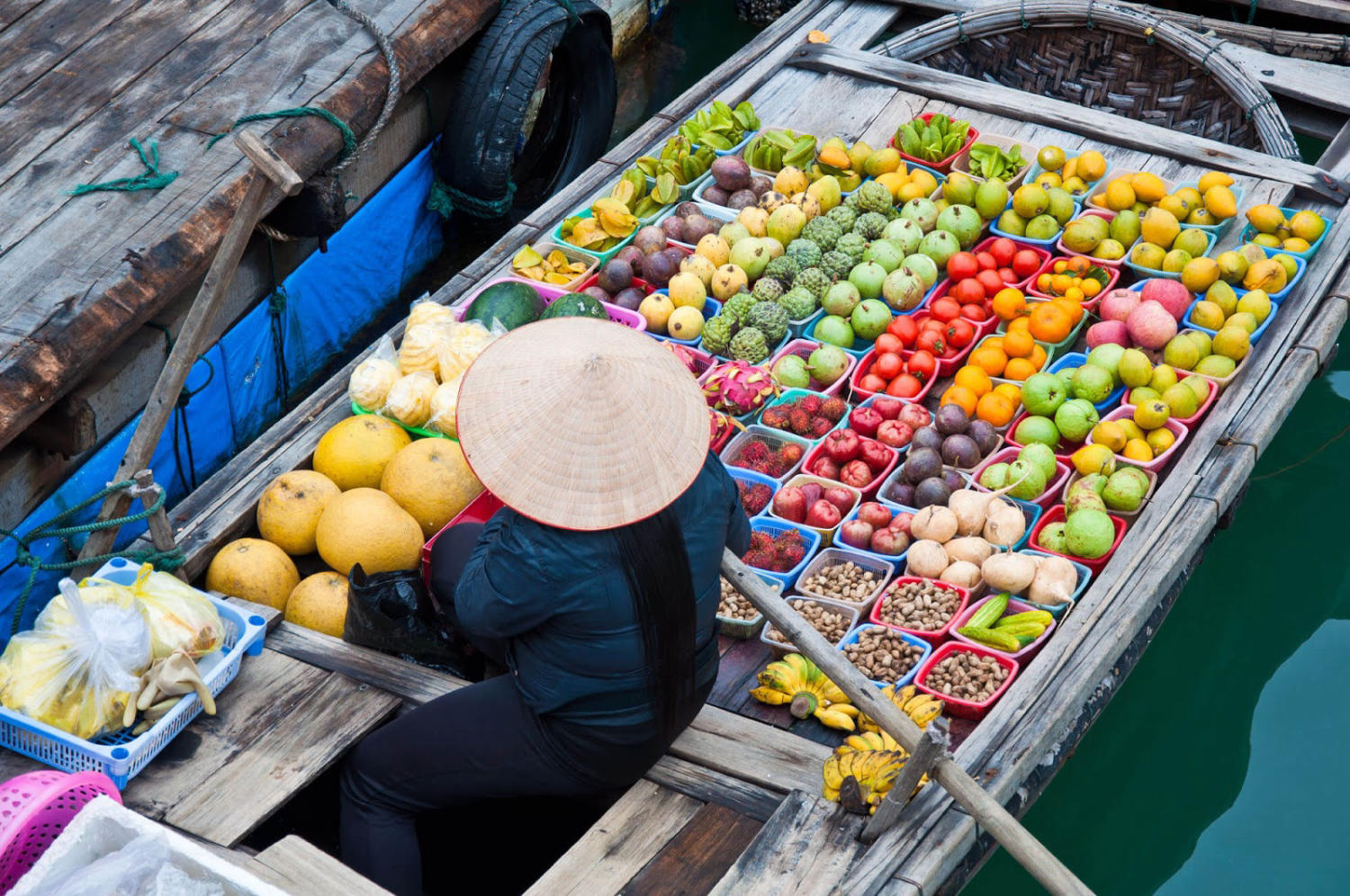 Vietnam fruit season Visiting floating markets offers an immersive experience