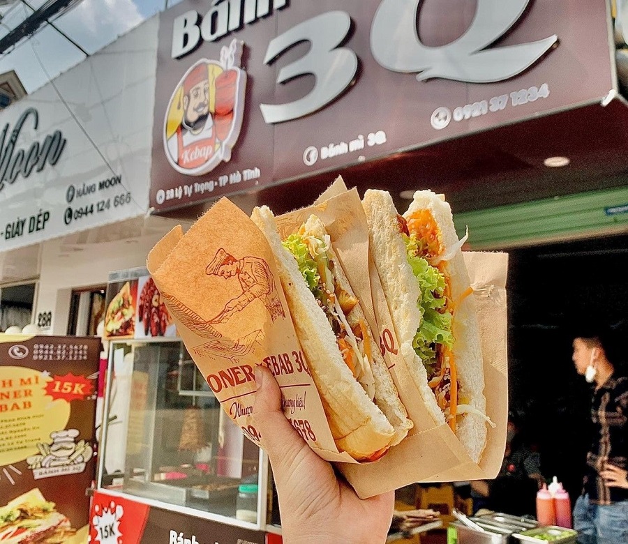 Bánh mì Hà Tĩnh Bánh mì 3Q Hà Tĩnh