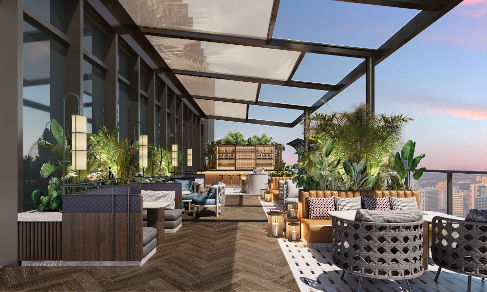 Bar rooftop Vinpearl Hotel Bắc Ninh