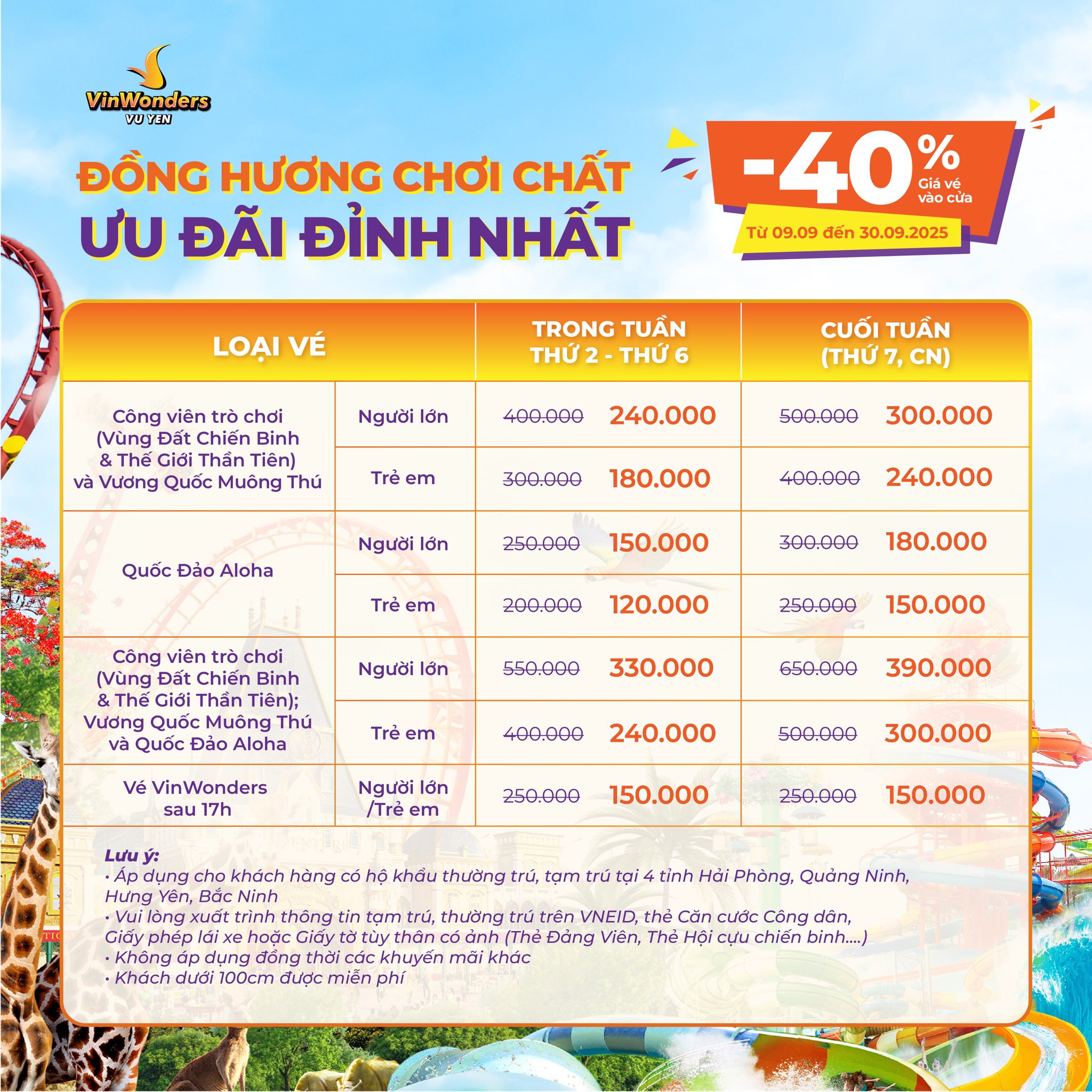 gia ve vinwonders vu yen