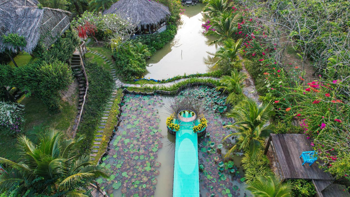 Khu du lịch sinh thái Mỹ Luông Chợ Mới An Giang