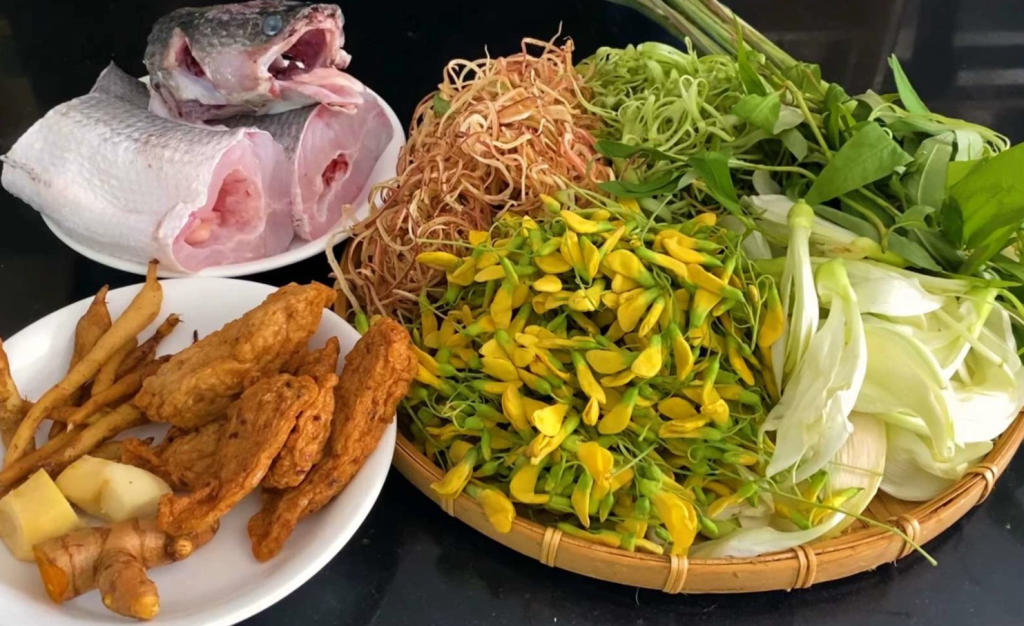 Bún cá Châu Đốc Nguyên liệu nấu bún cá Châu Đốc
