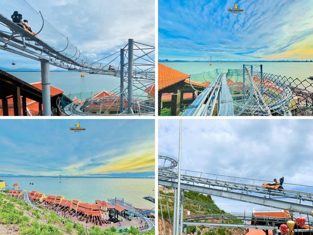 trò chơi trượt núi tại VinWonders Cửa Hội