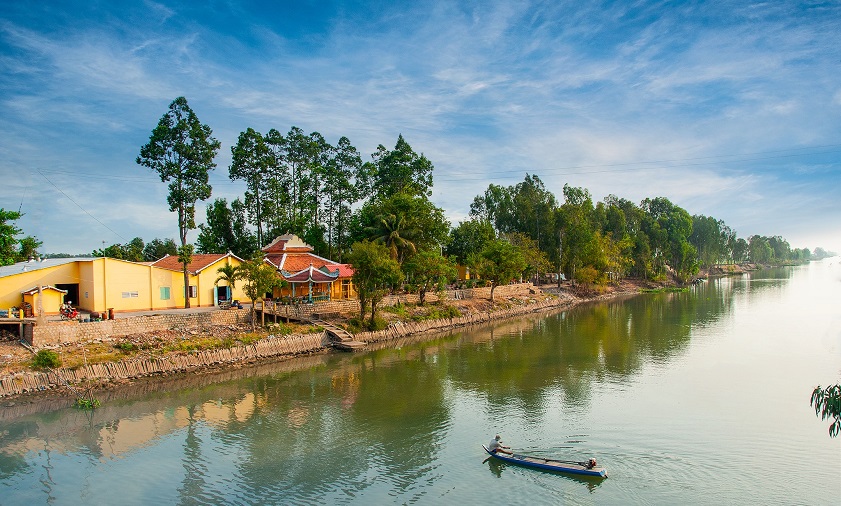 Chau Doc Vietnam Map Bong Lai Pagoda is a must see on the Chau Doc Vietnam map