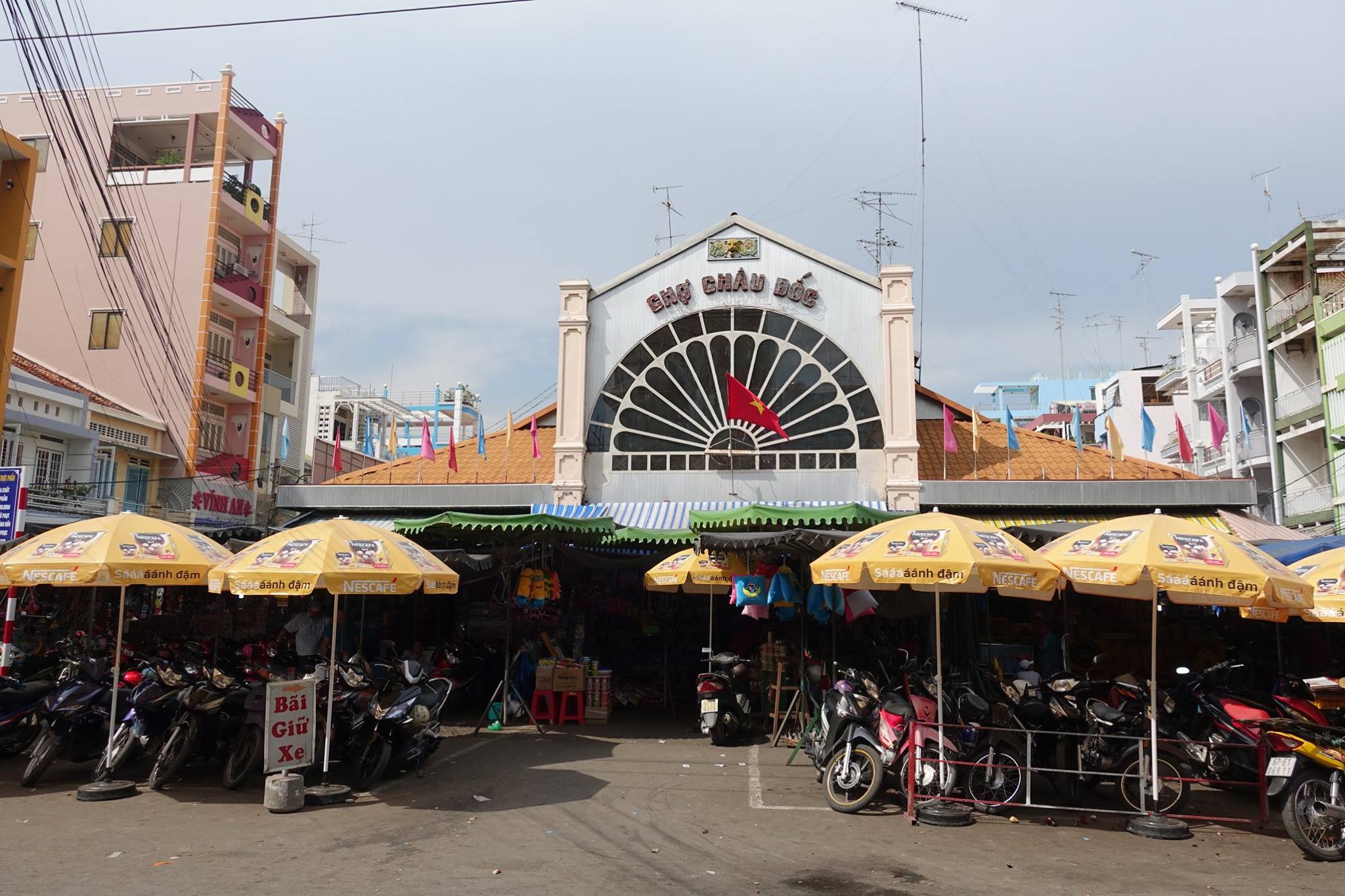Chau Doc Market is easily accessible by both land and river route