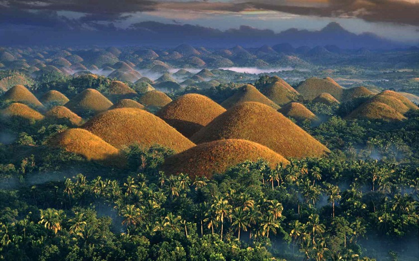 The Chocolate Hills are a must see when exploring Southeast Asian landmarks