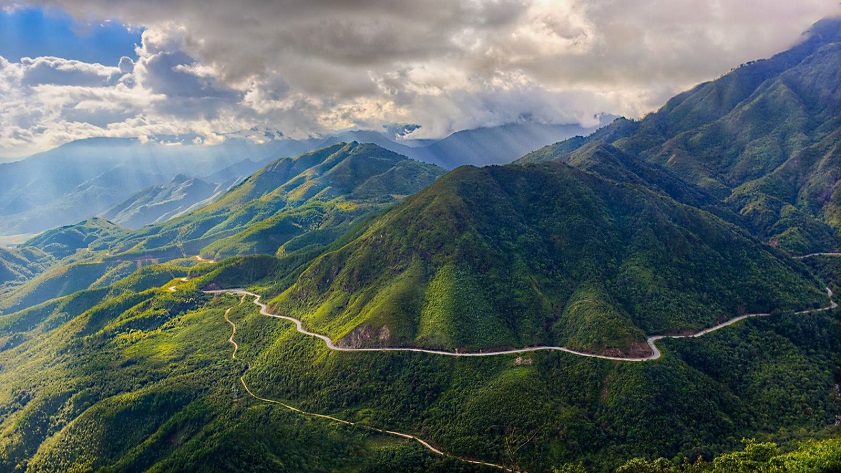 The dramatic scenery in Northwest Vietnam