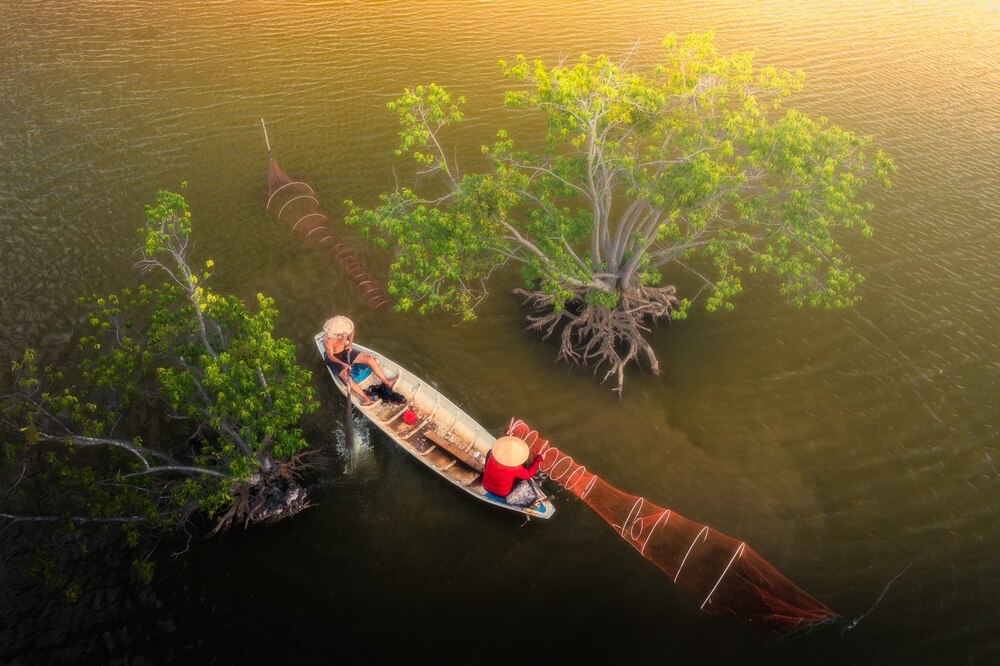 Visiting the Mekong Delta is one of the best things to do in Vietnam in March