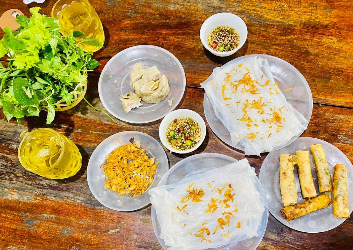 Bánh mướt ram Hà Tĩnh Vinh Tần