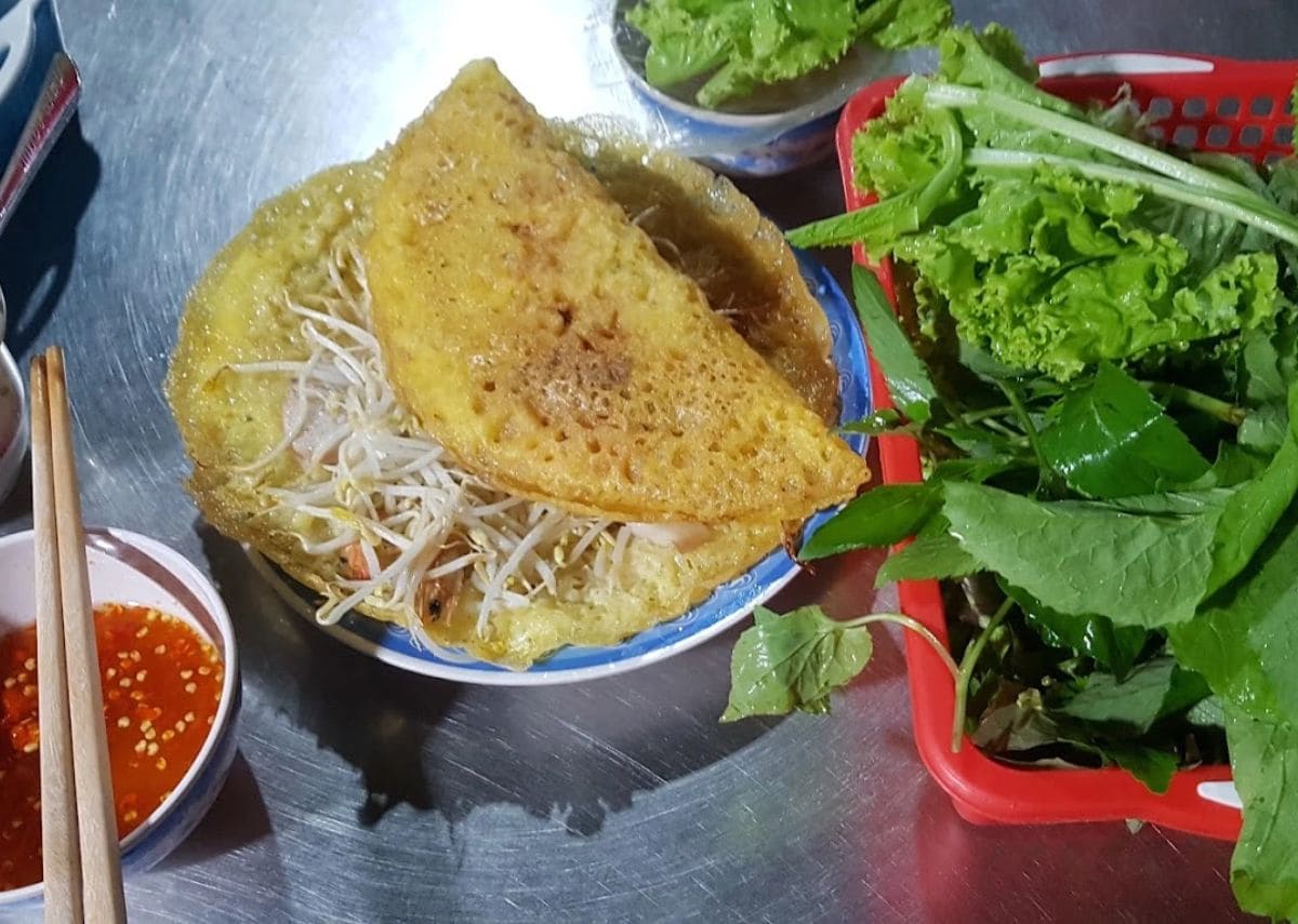 Bánh xèo chợ chiều Nghèn Hà Tĩnh