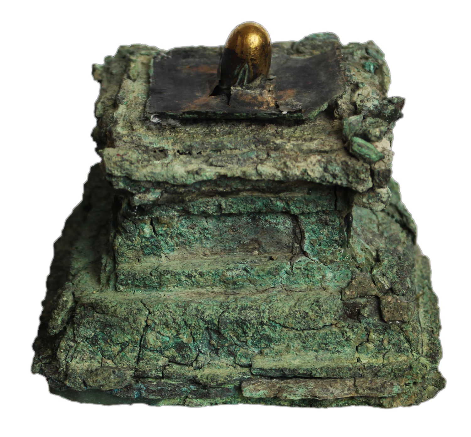 Bộ Linga-Yoni Linh Sơn vàng Óc Eo An Giang