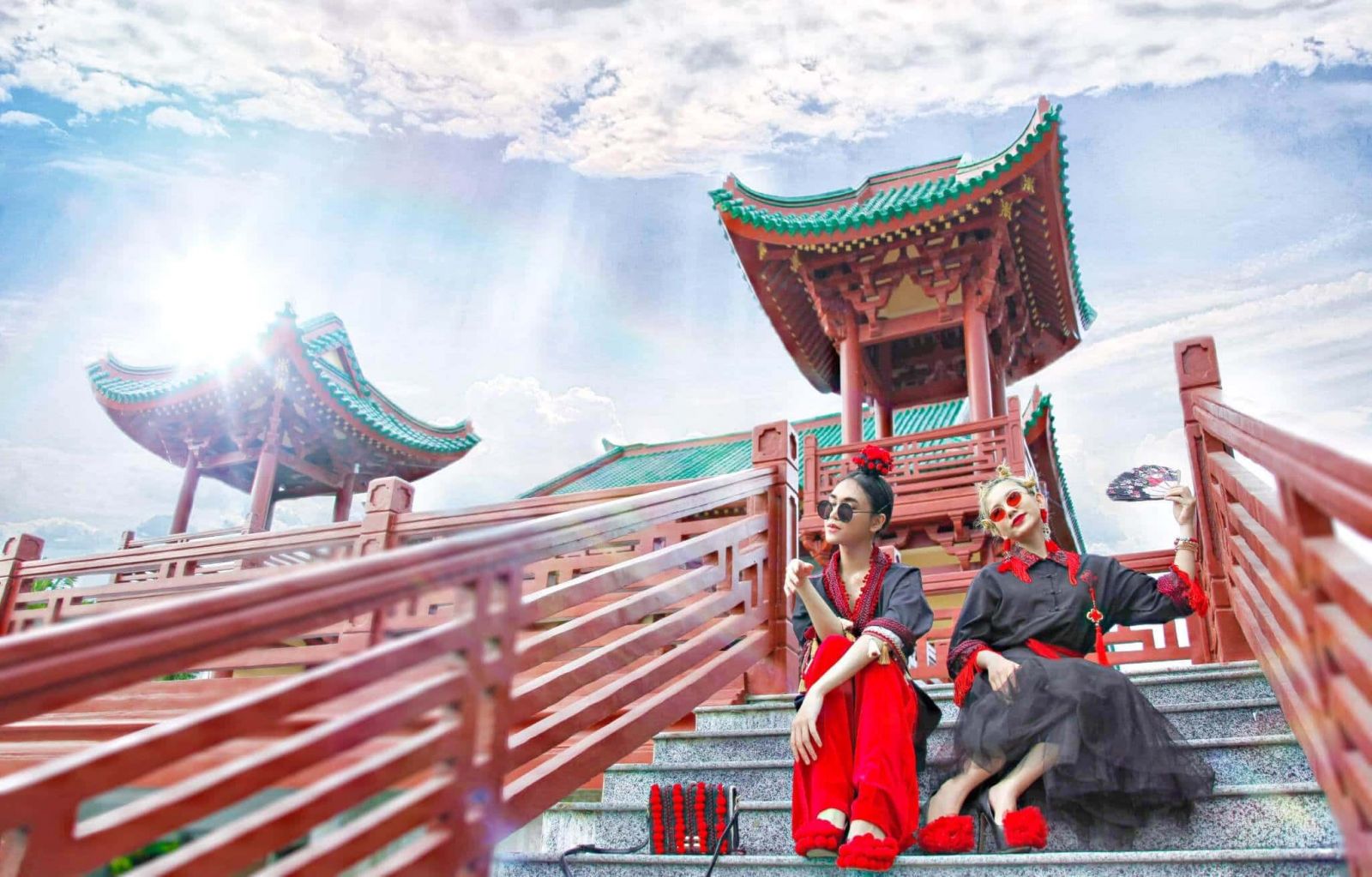 Check-in tại chùa Lầu An Giang