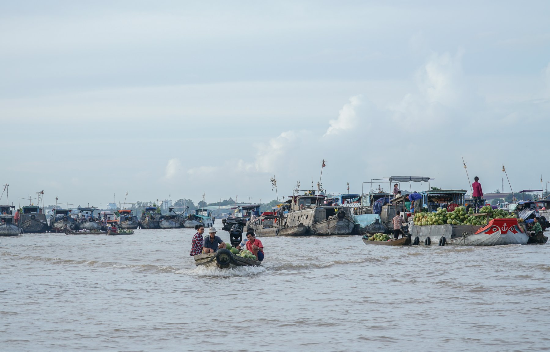 Du lịch An Giang Du lịch An Giang chợ nổi Long Xuyên