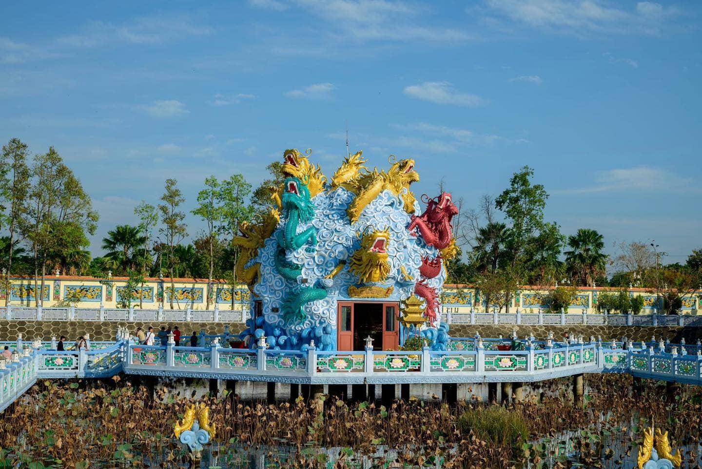 Chùa Huỳnh Đạo chùa Huỳnh Đạo Châu Đốc An Giang