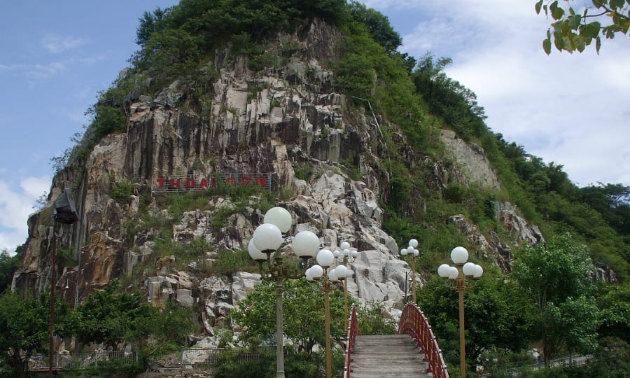 Vị trí khu du lịch Núi Sập An Giang