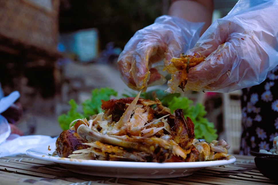 Gà đốt Ô Thum đặc sản An Giang