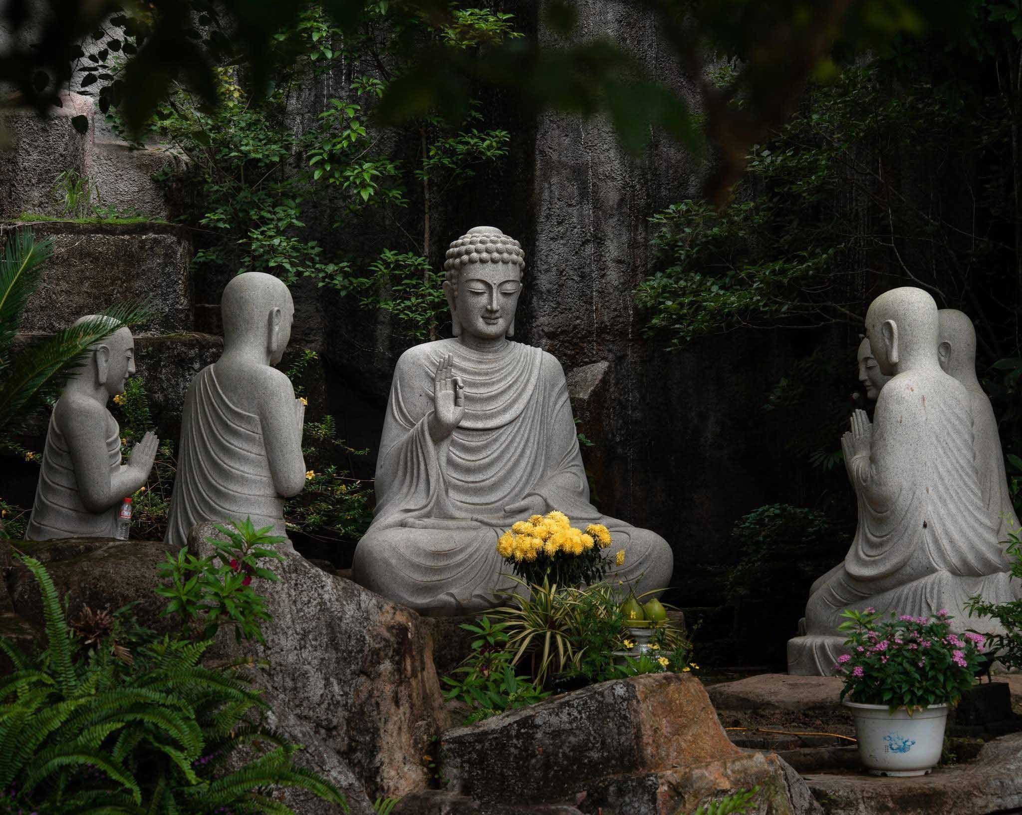 Khuôn viên chùa Vạn Linh