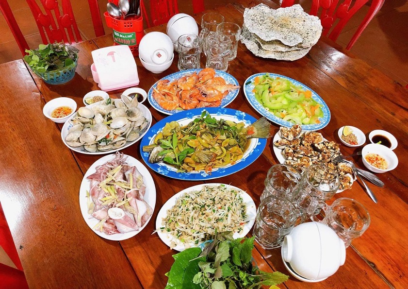 Hải sản Hà Tĩnh Nhà hàng Nga Lộc Hà Tĩnh