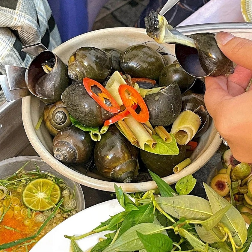 Ốc Phù Lưu đặc sản Bắc Ninh