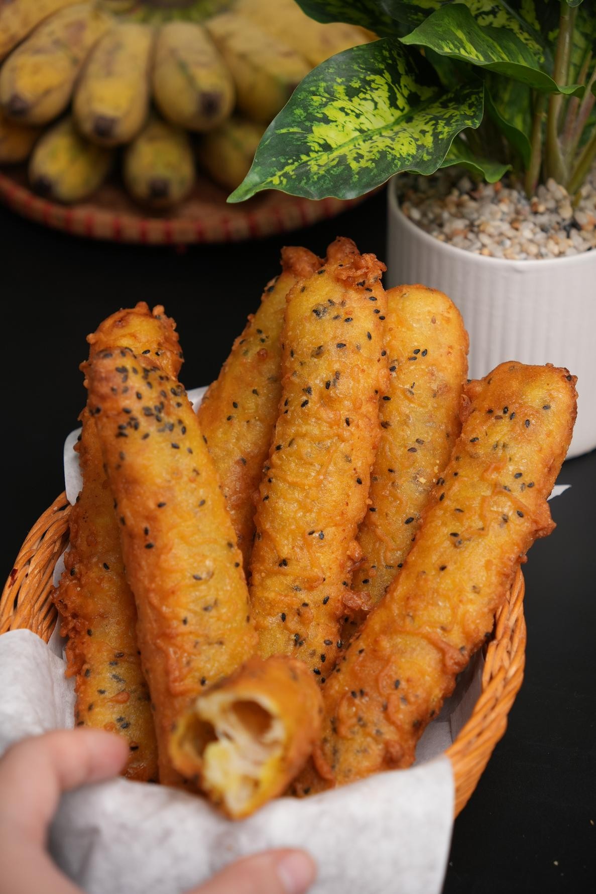 Thành phẩm bánh chuối An Giang