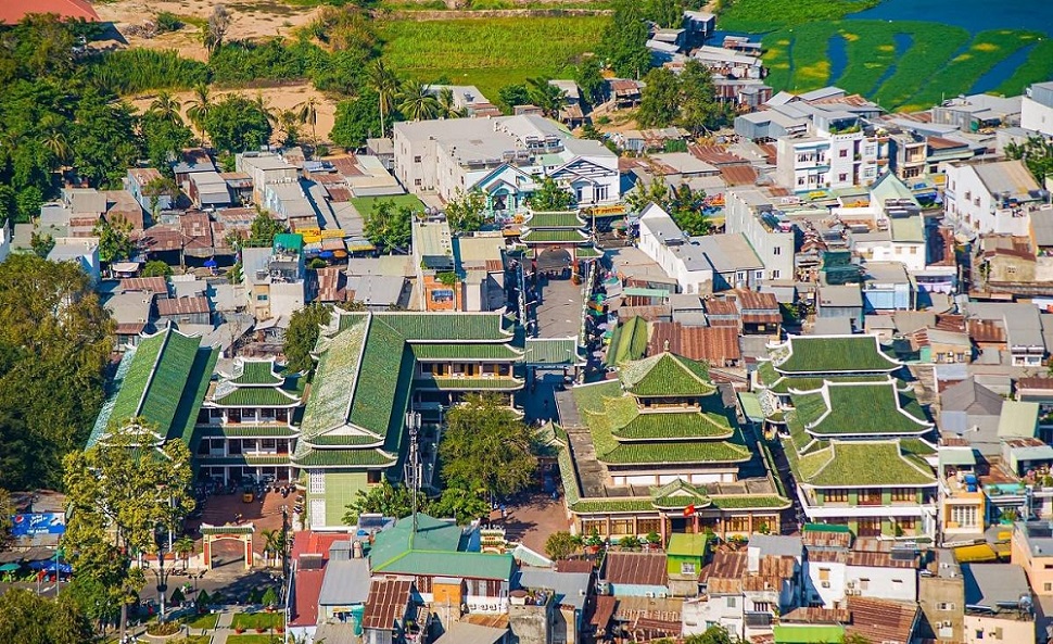 Chùa Bà Châu Đốc Vị trí chùa Bà Châu Đốc