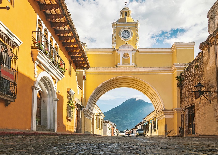 best places to visit in December outside the US Antigua’s Santa Catalina Arch