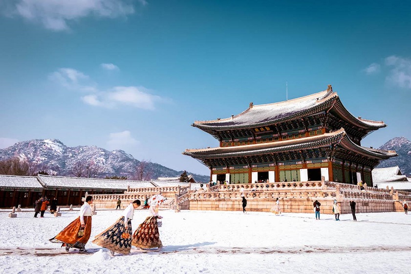 best countries to visit in December from Australia Experience the festive spirit and snow covered landscapes in South Korea in December