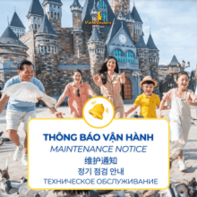 2025년 VinWonders Nha Trang 일부 구역 및 시설 운영 중단 안내