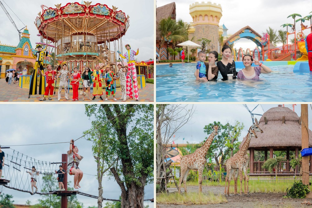 VinWonders Vu Yen is the largest amusement park and zoo complex in the region
