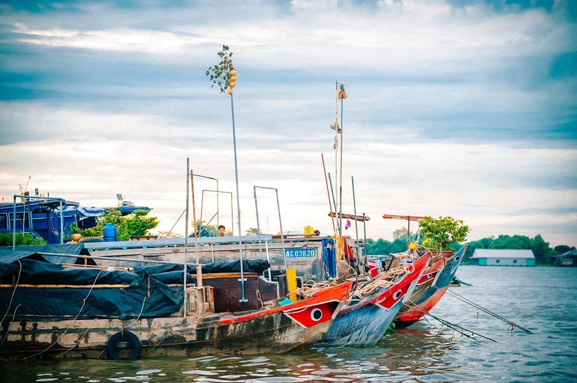 Mùa nước nổi An Giang Chợ nổi Long Xuyên An Giang