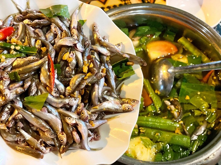 Mùa nước nổi An Giang Đặc sản cá linh mùa nước nổi An Giang