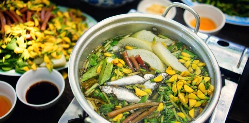 Du lịch An Giang 2 ngày 1 đêm Lẩu cá linh bông điên điển