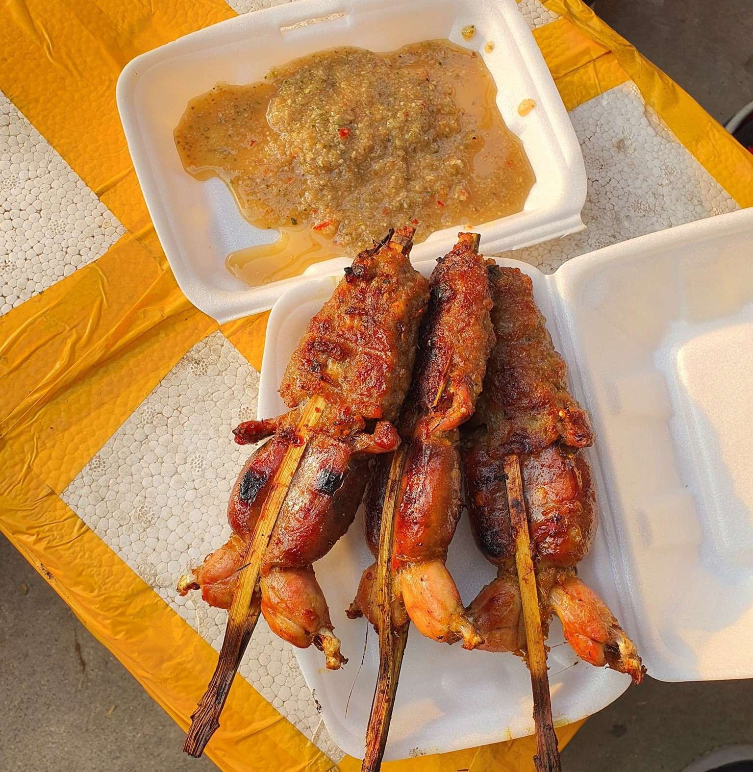 Món ếch nướng Tri Tôn