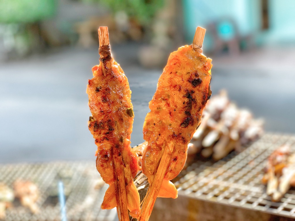 Thành phẩm ếch nướng Tri Tôn