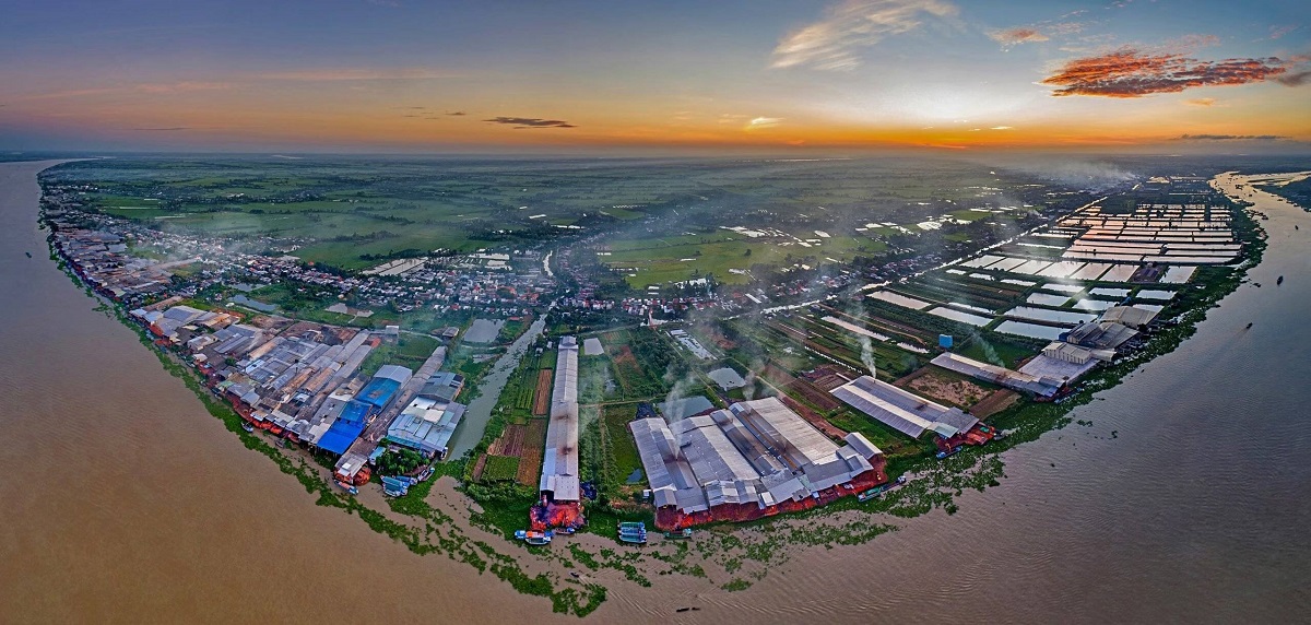 Toàn cảnh cù lao Ông Chưởng An Giang