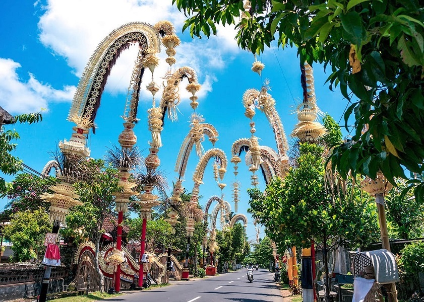 Southeast Asia in June Bali's festive penjor poles bring splendor to Southeast Asia in June