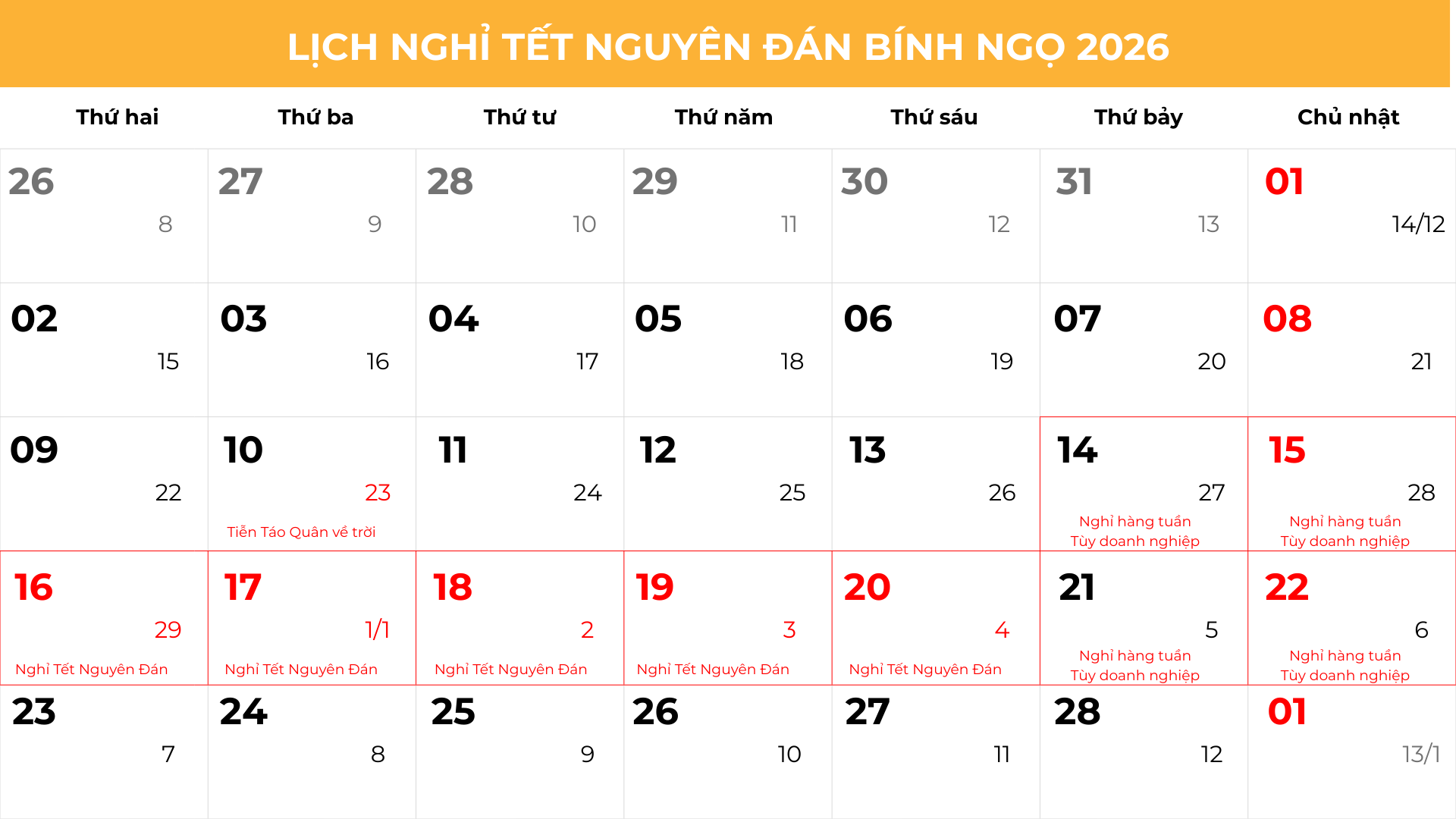 lich nghi tet nguyen dan 2026 lich nghi tet nguyen dan 2026