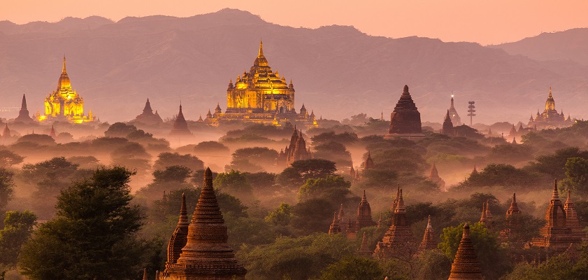 Where to travel in August from Singapore Bagan is a magnificent Buddhist sanctuary