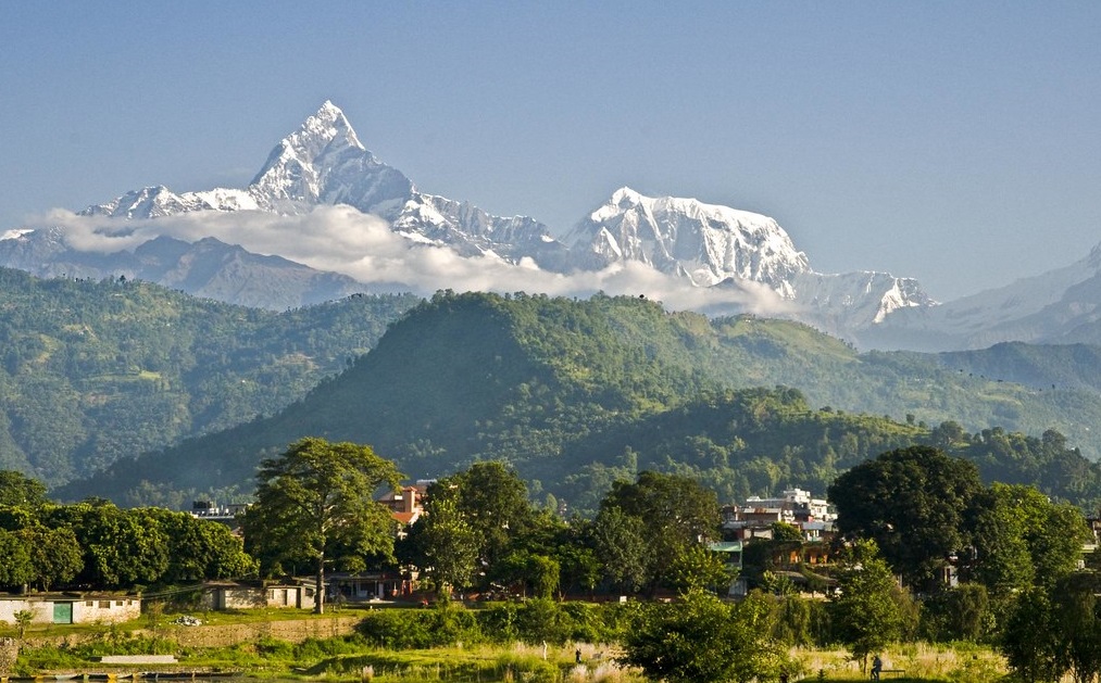 Cheap holiday destinations from Singapore The Annapurna range as seen from Pokhara Lakeside