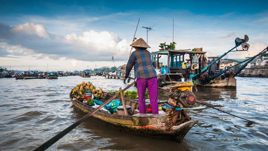 Can Tho Bridge Cai Rang Floating Market