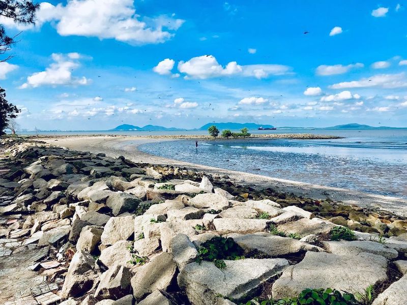 Can Gio Beach Can Gio Beach in the dry season