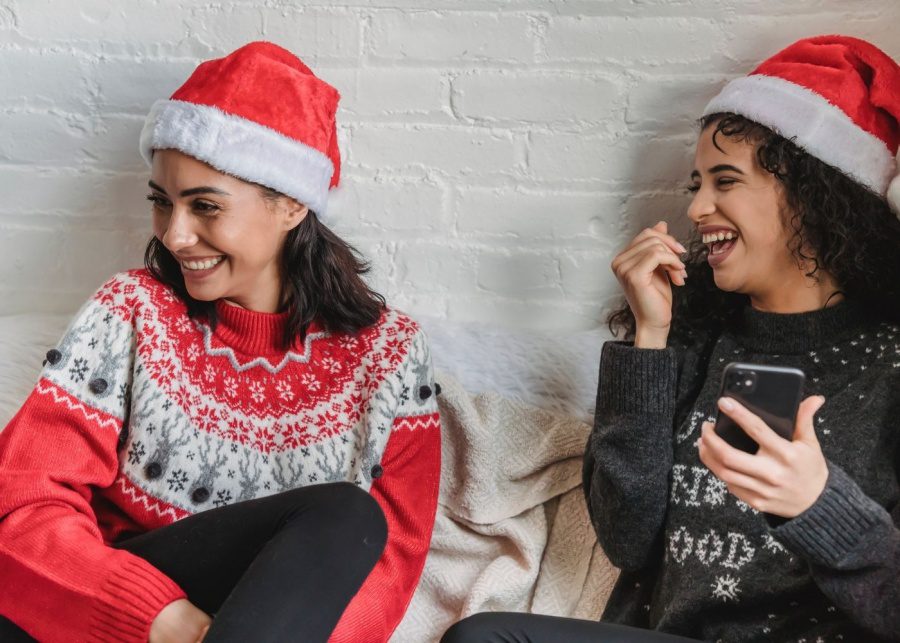 Christmas games The Laughing game is a good idea for games at Christmas