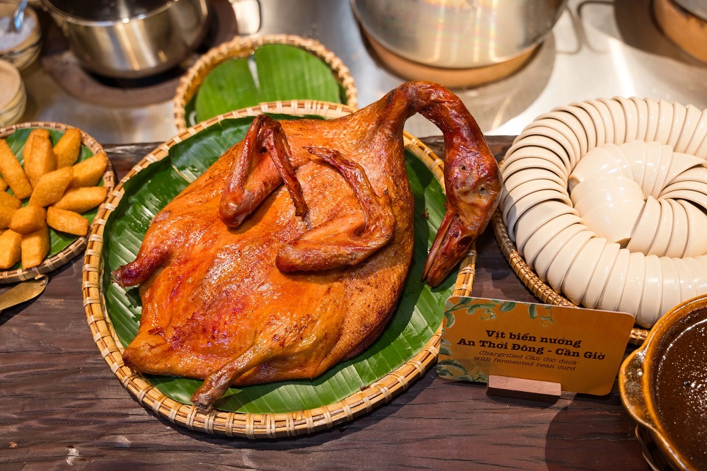 Grilled horseshoe crab in Can Gio