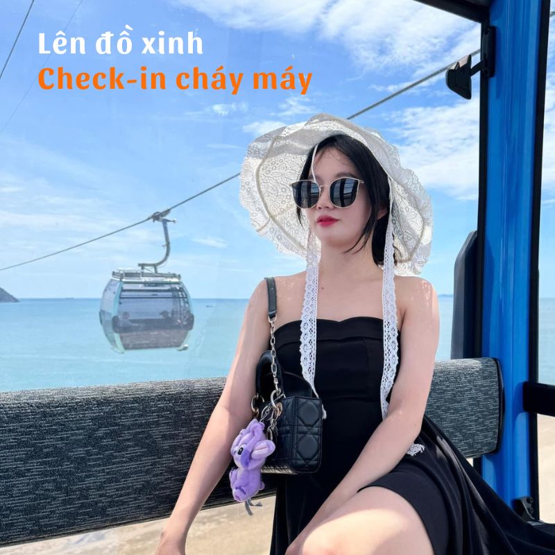 bánh cuốn Thanh Hóa Check in tại cáp treo Cửa Hội