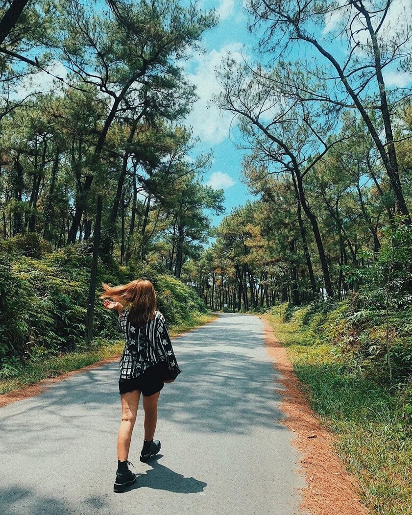 Đường di chuyển tới đan viện Thiên An ở Huế