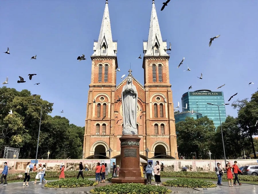 Notre Dame Cathedral in Saigon