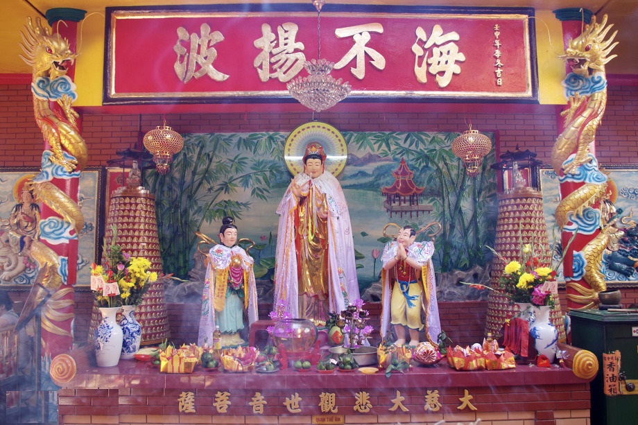 District 5 Ho Chi Minh City Quan Am Pagoda welcomes many visitors during special occasions