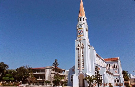 Quy Nhon Cathedral: A unique pointy tower in Binh Dinh