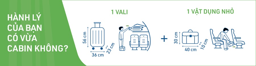 Hành khách nên biết trước quy định hành lý xách tay của Bamboo trước khi lên tàu bay