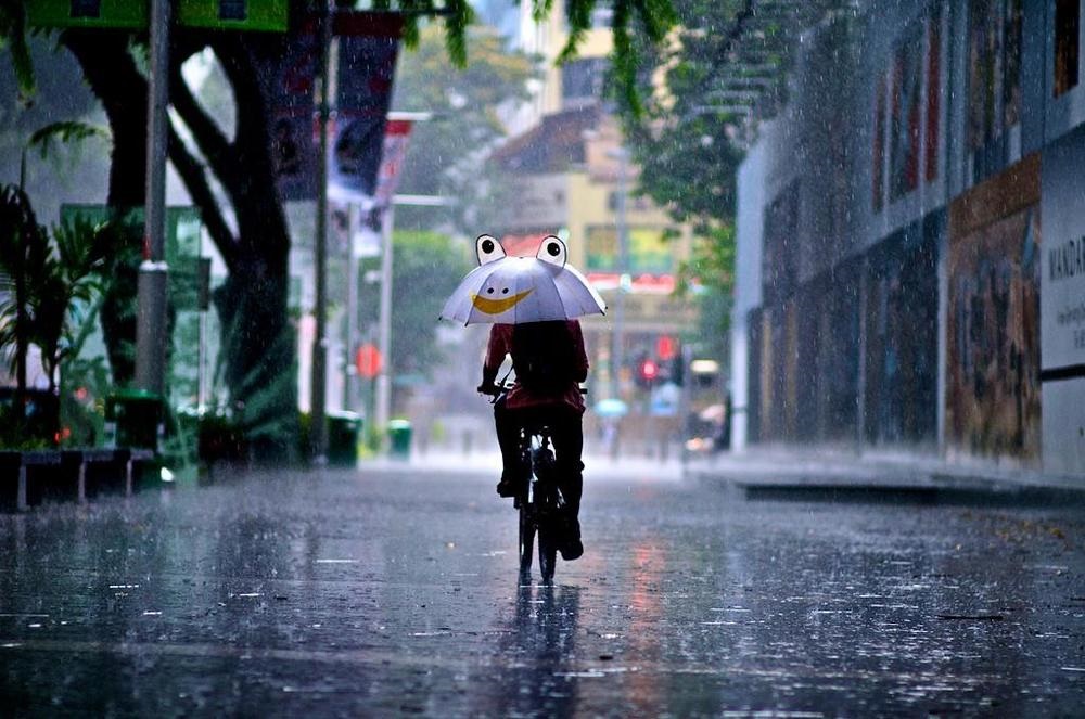 Saigon in the rainy season
